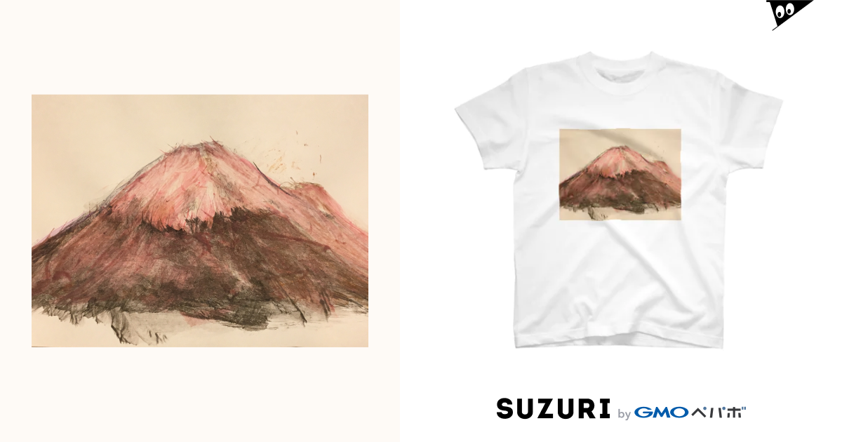 品多く 富士山（赤富士）T専用 絵画/タペストリ - aogijuku.com