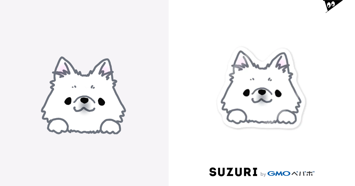 日本スピッツりるちゃん イラスト Sticker By 黒猫屋 Kuronekomikichi Suzuri 日本スピッツりるちゃん イラスト Sticker By 黒猫屋 Kuronekomikichi Suzuri