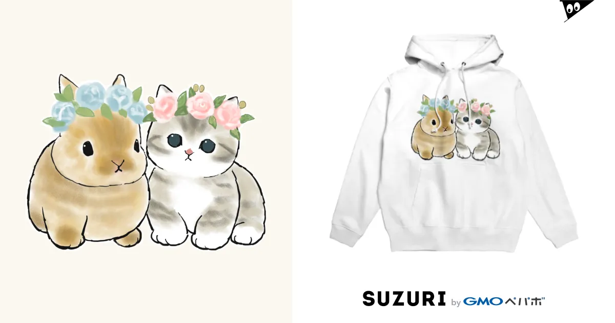 うさにゃん / mofusand ( mofu_sand )のパーカー通販 ∞ SUZURI