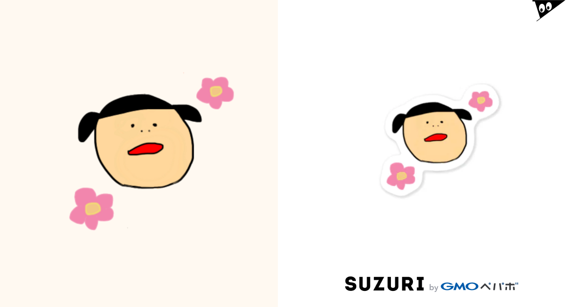 よくいるちんちくりんの女の子 / a_homaruのステッカー通販 ∞ SUZURI