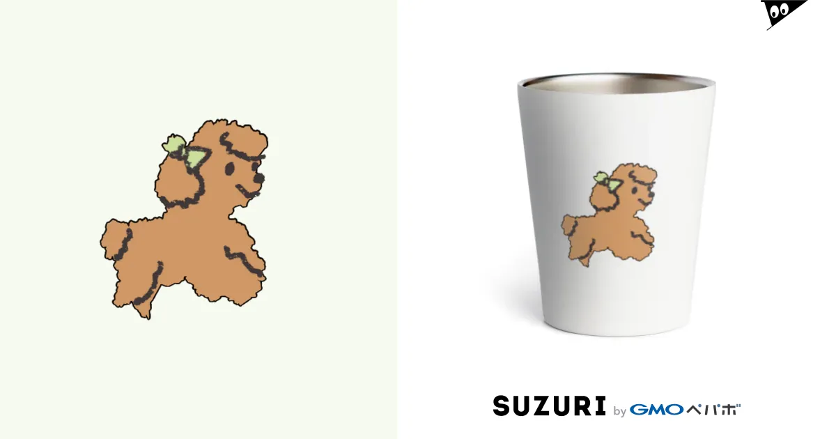 岐阜犬ふーちゃん Thermo Tumbler by 岐阜県の形の ふーちゃん 岐阜犬ふーちゃん Thermo Tumbler by 岐阜県の形の ふーちゃん