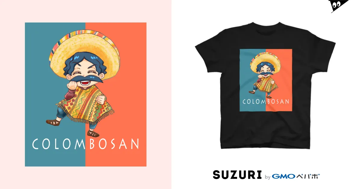 コロンボさんデザインTシャツ② / コロンボさんショップ