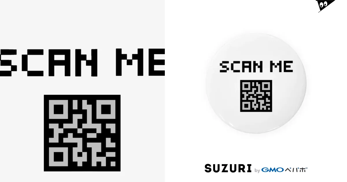SCAN ME ×QRコード / ピクセルアート Chibit ( chibit )の缶