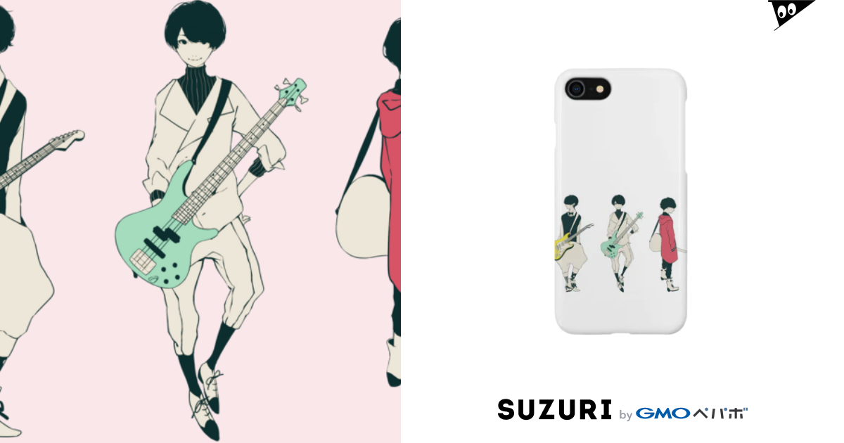 ギター Amp ベース男子 Clowz 渡瀬しぃの Non7 のスマホケース Iphoneケース 通販 Suzuri スズリ ギター Amp ベース男子 Clowz 渡瀬しぃの Non7 のスマホケース Iphoneケース 通販 Suzuri スズリ