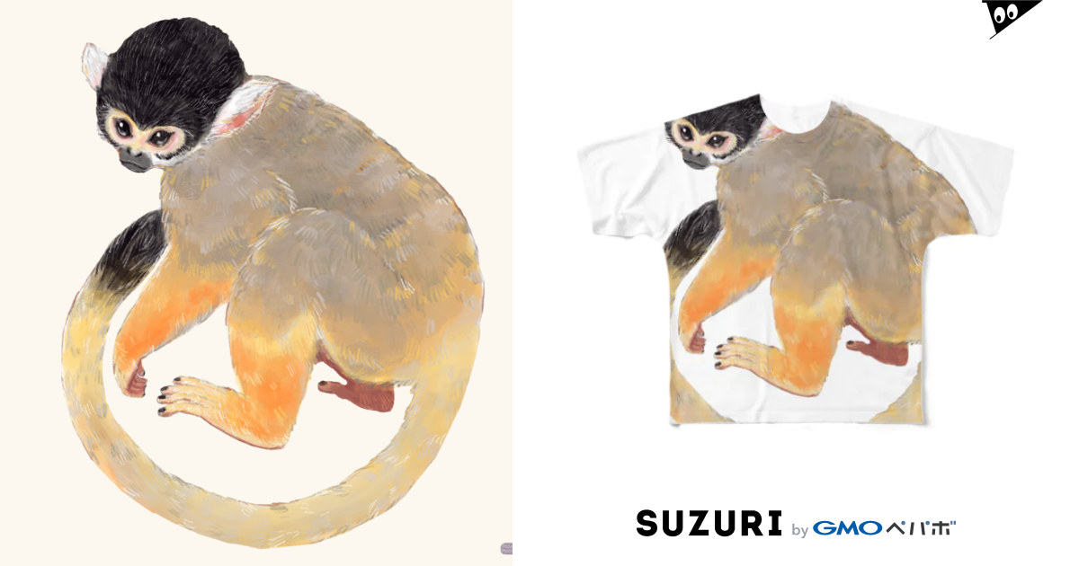 ボリビアリスザル Montana Montana のフルグラフィックtシャツ通販 Suzuri スズリ