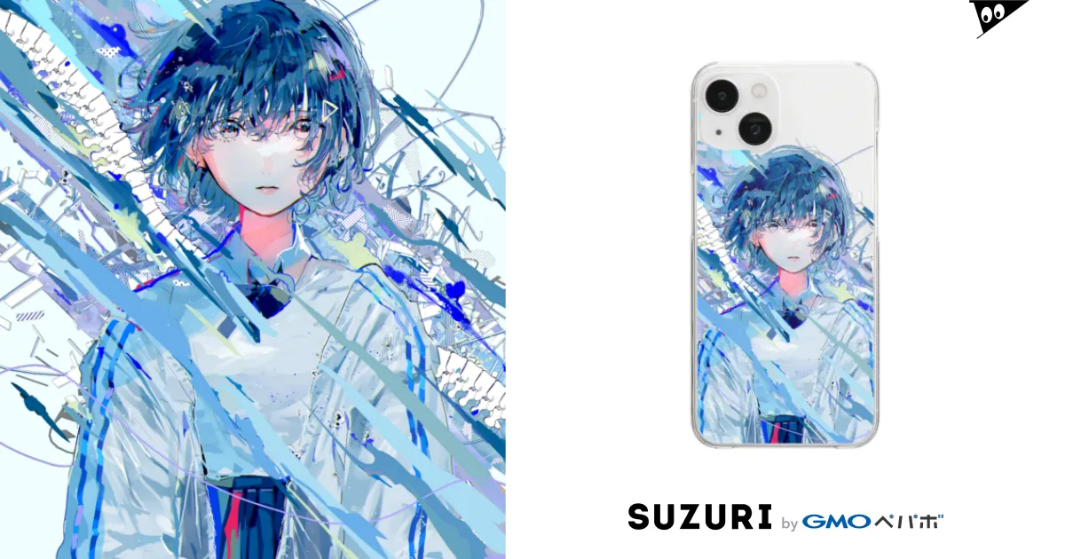 激動 / 萩森じあ ( jirujiaru826 )のクリアスマホケース（iPhone