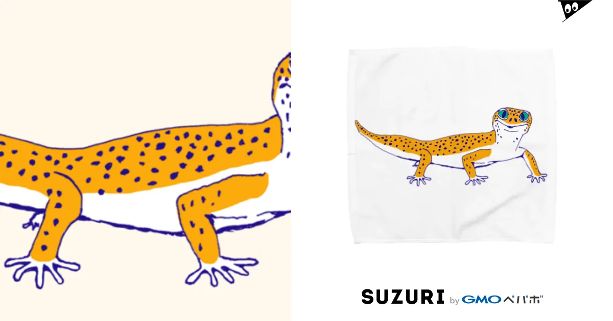 爬虫類デザイン「ヒョウモントカゲモドキ」 / NIKORASU GO 爬虫類デザイン「ヒョウモントカゲモドキ」 / NIKORASU GO