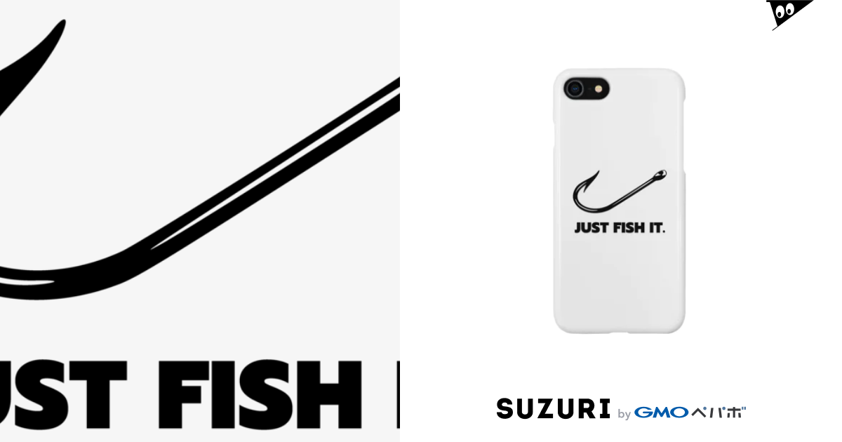 Just Fish It ナイキ パロディー Gemgemshopのスマホケース Iphoneケース 通販 Suzuri スズリ