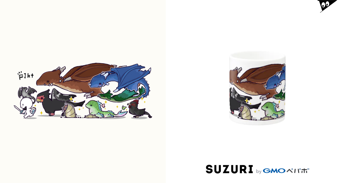 ドラクラ ぴくと P1kt3 のマグカップ通販 Suzuri スズリ