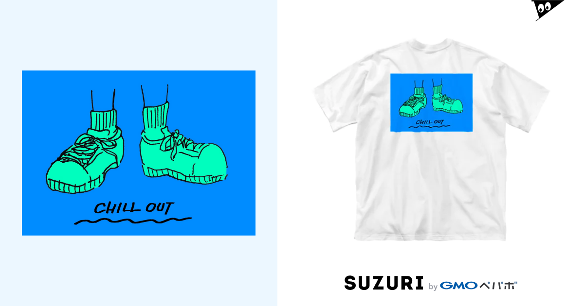 Chill Out コ八ル Zutto Kk のビッグシルエットtシャツ通販 Suzuri スズリ