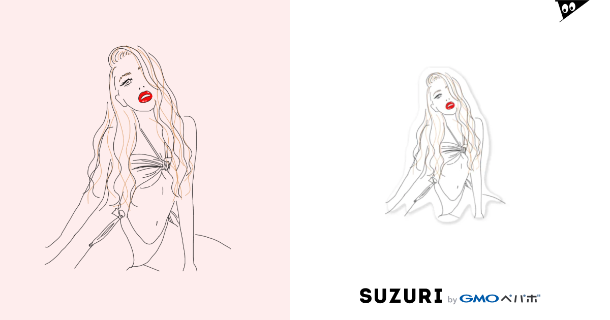 線画 Stickers By りんご T Gram Suzuri 線画 Stickers By りんご T Gram Suzuri