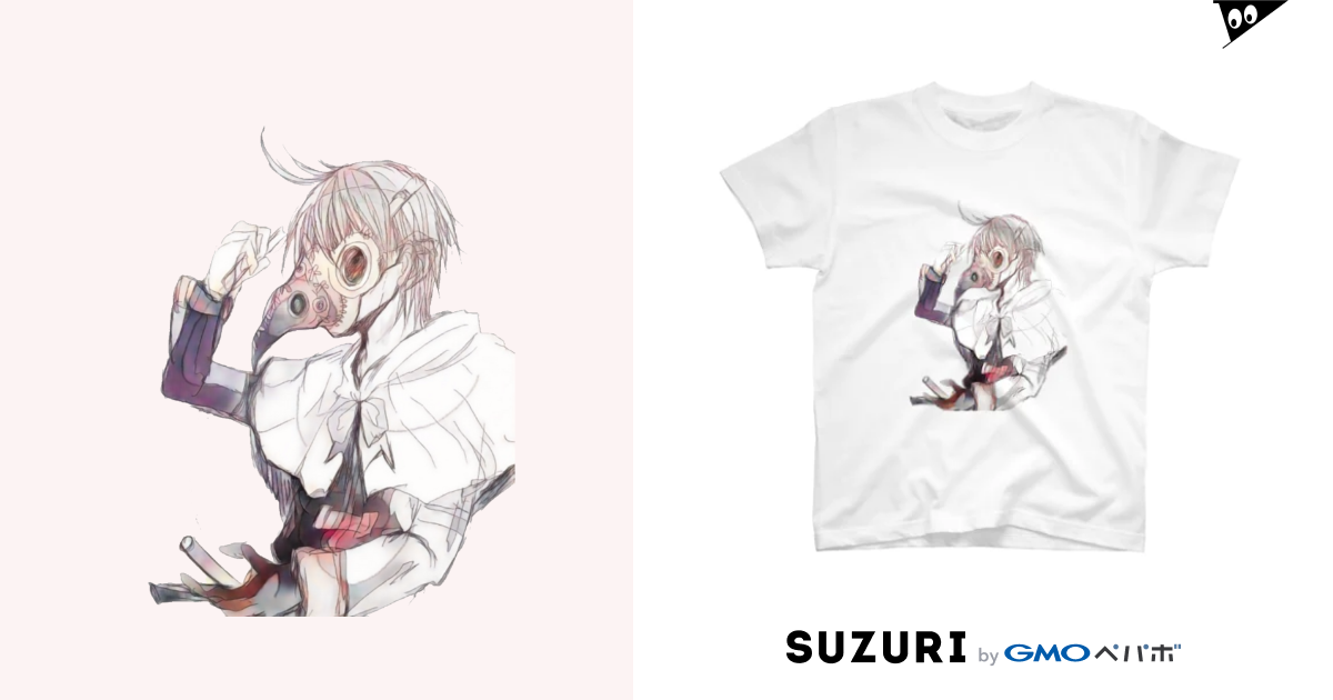 ペストマスク男子 紡ぎ屋 夏目りく Natsume Riku のスタンダードtシャツ通販 Suzuri スズリ