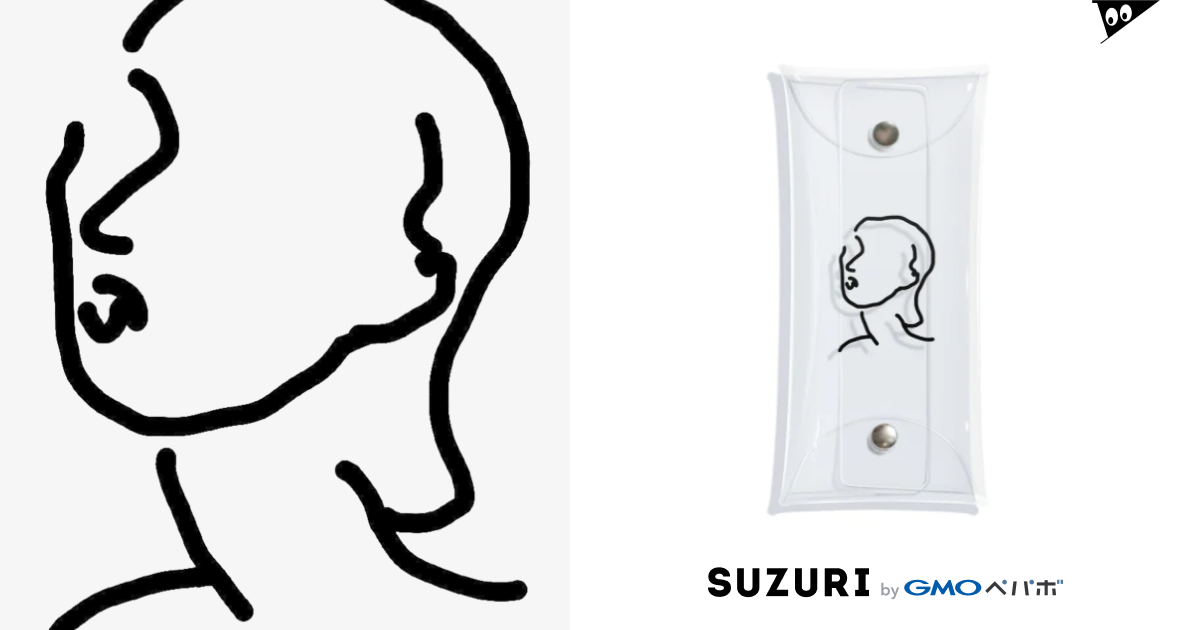 韓国風イラスト Moca のクリアマルチケース通販 Suzuri スズリ 韓国風イラスト Moca のクリアマルチケース通販 Suzuri スズリ